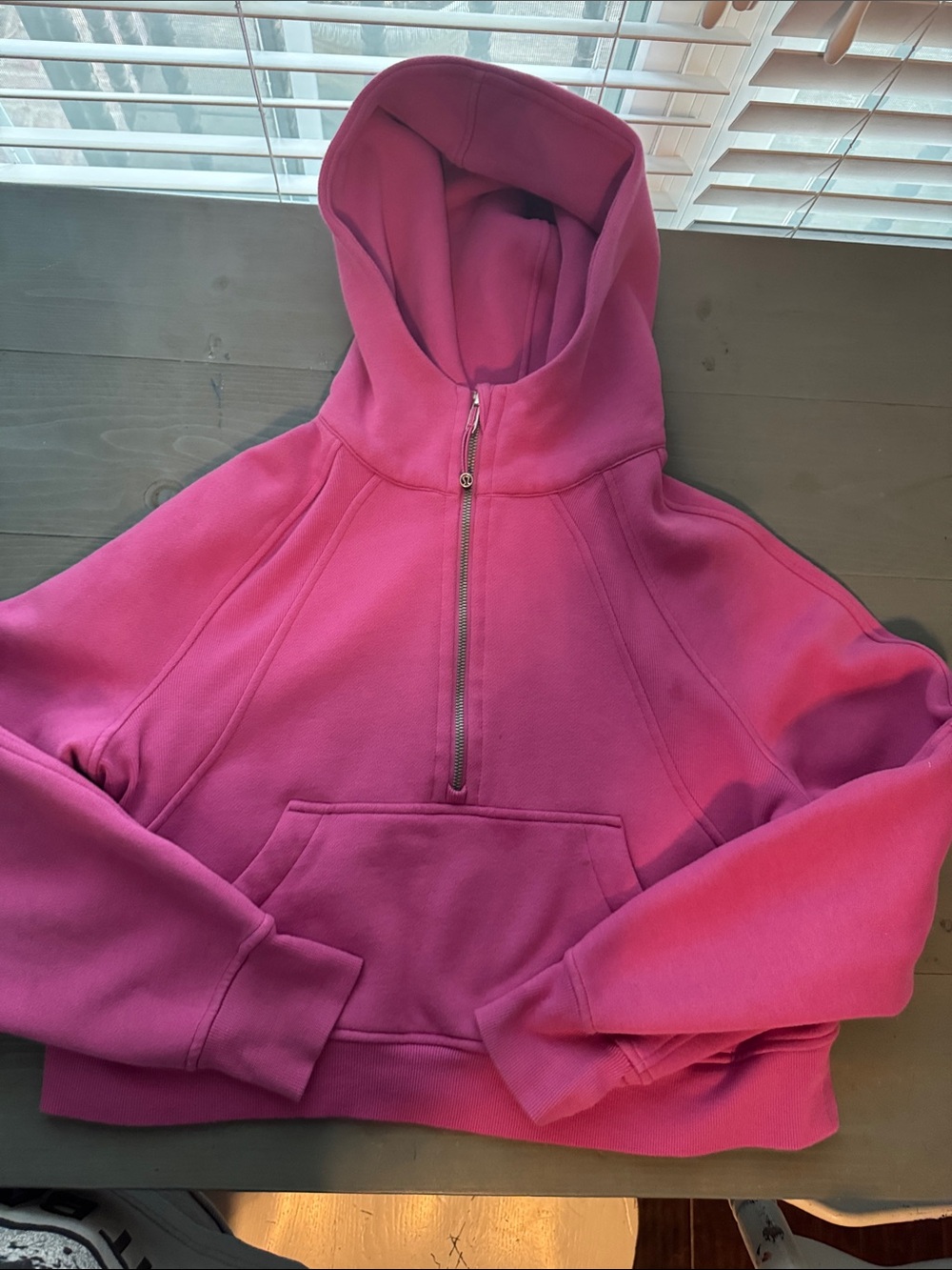 Lululemon Cropped Half-Zip Hoodie